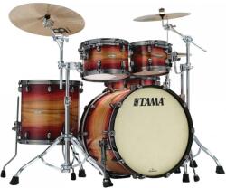Tama Starclassic Maple Exotic Shell Kit 4pcs - Ruby Pacific Walnut Burst/Smoked Black Nickel HW