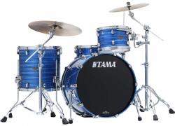 Tama Starclassic Walnut/Birch Lacquer Shell Kit 3 pcs - Lacquer Ocean Blue Ripple/Chrome HW