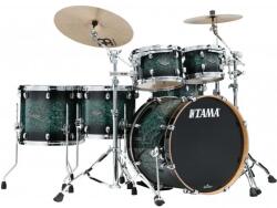 Tama Starclassic Performer Shell Kit 5 pcs - Molten Steel Blue Burst/Chrome HW