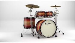 Tama Starclassic Maple Exotic Shell Kit 4 pcs - Ruby Pacific Walnut Burst/Black Nickel HW
