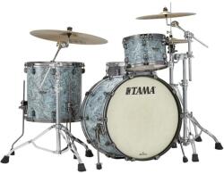 Tama Starclassic Maple Duracover Wrap Shell Kit 3 pcs - Sky Blue Swirl/Black Nickel HW
