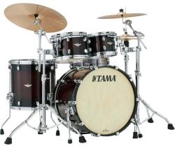 Tama Starclassic Maple Lacquer Shell Kit 4 pcs - Dark Mocha Burst/Chrome HW