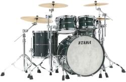 Tama STAR Bubinga Shell Kit 4 pcs - Dark Green Cordia/Chrome HW