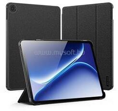 Dux Ducis OnePlus Pad Go 2 5G / Pad Go 2 WiFi DOMO tok álló, bőr hatású aktív FLIP, textil minta, FEKETE (GP-182356) (GP-182356)