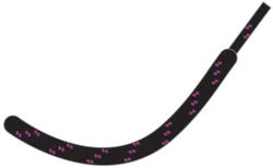 Regatta Laces x10 cipőfűző Markolat hossza: 120 cm / fekete/zöld