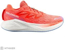 Salomon AERO GLIDE 4 futócipő, neon flame/white/persian jewel (UK 10) Férfi futócipő