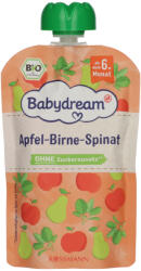 Babydream bio püré alma-körte-spenót 6 hónapos kortól - 100 g