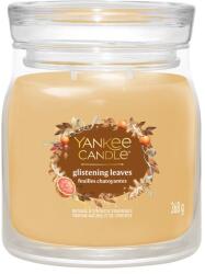 Yankee Candle Gyertya Csillogó Levelek Signature Közepes