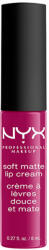 NYX Cosmetics Soft Matte Lip Cream folyékony ajakrúzs /Madrid - 1 db