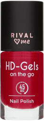 Rival Loves Me HD-Gels On The Go körömlakk /19 ruby red - 1 db
