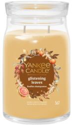 Yankee Candle Gyertya Csillogó Levelek Signature Nagy