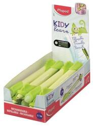 Maped Írástanuló rollertoll, 0, 7 mm, radírozható, MAPED "KIDY Learn MAGIC", kaméleon, zöld, 12 db (IMA229701) - primatinta