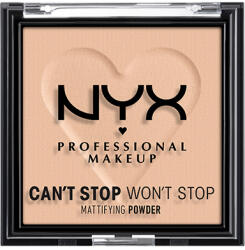 NYX Professional Makeup Can't Stop Won't Stop mattító púder, Light Medium - 1 db