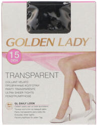 Golden Lady Transparent harisnya 15Den fekete L