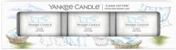  Yankee Candle Clean Cotton üvegtöltésű Fovegyes Gyertyaszett