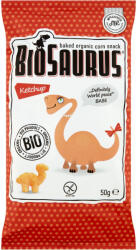 Biosaurus Biopont Biosaurus ketchupos ízű sült kukoricás snack - 50 g