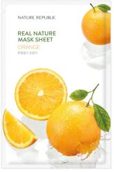Nature Republic Real Nature vitalizáló maszk narancs kivonattal - 23 ml