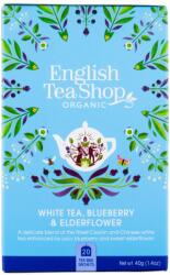 English Tea Shop bio fehér tea áfonya-bodza - 40 g