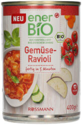enerBiO Ener-bio Ravioli paradicsomos-zöldséges szószban - 400 g