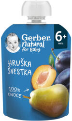 Gerber körte-szilva gyümölcspüré 6 hónapos kortól - 90 g
