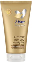 Dove Summer Revived önbarnító krém a világos-közepes árnyalatú bőrért - 75 ml