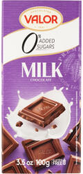 Valor tejcsokoládé édesítőszerekkel - 100 g