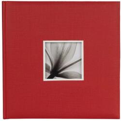 Dörr Fotóalbum ablakos beragasztós 34x34cm 30 lap / 60 oldal piros (880313)