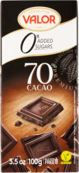 Valor étcskoládé 70% édesítőszerekkel - 100 g