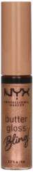 NYX Cosmetics Butter Gloss Bling ajakfény /01 bring the bling - 1 db