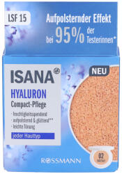 Isana Hyaluron Compact ápoló, közepes árnyalat - 15 g