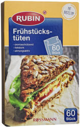 Rubin uzsonnás tasak - 60 db