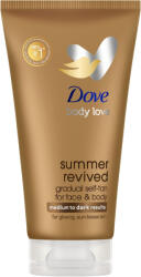 Dove Summer Revived önbarnító testápoló a közepes-sötét árnyalatú bőrért - 75 ml