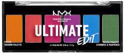 NYX Cosmetics Ultimate Edit Petite Shadow Palette szemhéjpúder paletta, Brights - 1 db