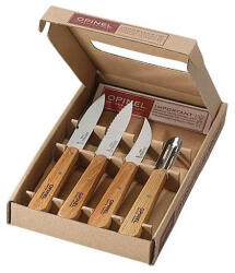 Opinel Les Essentiels sada (N°112, 113, 114, 115) zsebkés szett barna