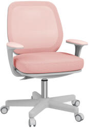 Vinsetto irodai szék, ergonomikus íróasztali szék forgófunkcióval, állítható magasságú, rózsaszín (921-690V01PK)