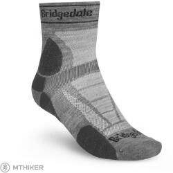 Bridgedale Trail Run Ultralight T2 Merino Sport 3/4-es Zokni, Szürke (L)