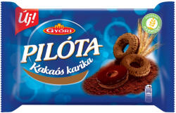 Győri Pilóta Kakaós karika 150g