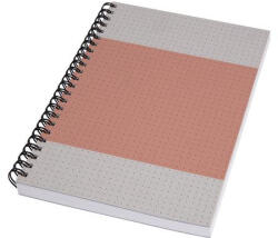 Sigel Spirálfüzet, A5, pontrácsos, 80 lap, puhafedeles, SIGEL Quicknote, korall-szürke (SISN700) (SISN700)