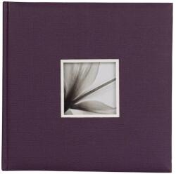 Dörr Fotóalbum ablakos beragasztós 34x34cm 30 lap / 60 oldal lila (880314)