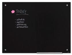Showdown Displays SCRITTO® Írható üvegtábla 90 x 120 cm, fekete