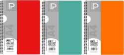 PAPERLAND Caiet A4 cu spira Paperland, 120 file, 70g/mp, dictando, coperta plastic, Diverse culori (PP-24800029)