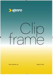 Kenro Clip kapcsos képkeret 10x15cm (KE-KCF001)