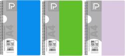PAPERLAND Caiet A4 cu spira Paperland, 120 file, 70g/mp, matematica, coperta plastic, Diverse culori (PP-24800028)