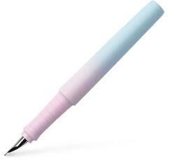 Faber-Castell Stilou Faber-Castell Poly Pen Flow FC241017, penita M, Bleu/Roz gradient (FC241017)