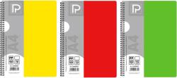 PAPERLAND Caiet A4 cu spira Paperland, 100 file, 70g/mp, matematica, coperta plastic, Diverse culori (PP-24800032)