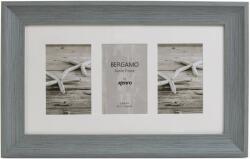 Kenro Bergamo Grey multi képkeret 3db 10x15 szürke (BERG1015GR-3)