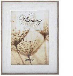 Kenro Harmony Classic képkeret 10x15cm faerezet hatás törtfehér natúr (KE-HC1015)