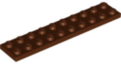 LEGO® Alkatrészek (Pick a Brick) Vörösesbarna 2X10 Lapos Elem 4211214 (4211214)