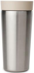 Brabantia Make & Take duplafalú termoszbögre 360ml snap lid világos bézs BR244827 (BR244827)