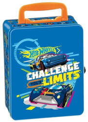 Klein Jucarie creativa Klein Cutie depozitare pentru masinute Hot Wheels, Klein, metal, 18 compartimente, portocalie, 16x20x9cm (2883)